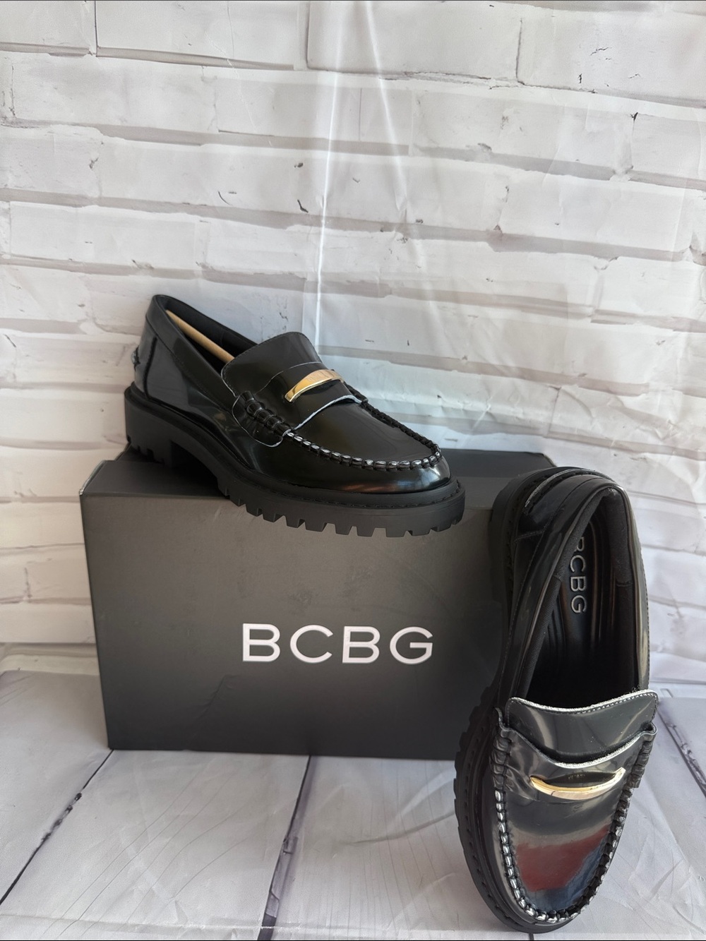 BCBGeneration Laney Loafer with Gold Accent